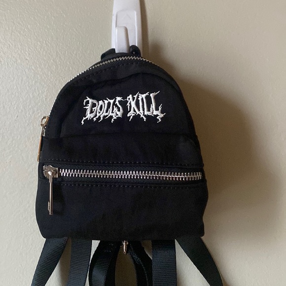 Dolls Kill | Embroidered Mini Backpack - Picture 2 of 7